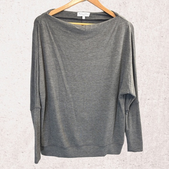 Michael Stars Gray Blouse - Picture 1 of 4